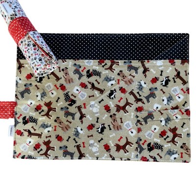 Napperon lunch, motif chien