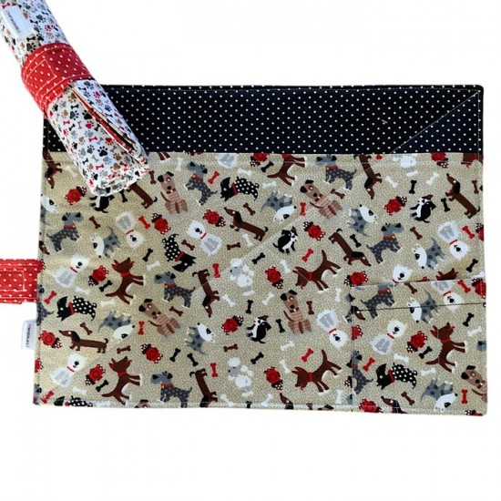 Napperon lunch, motif chien