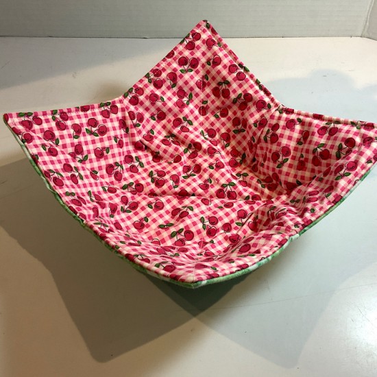 Bol pour micro-onde réversible - cerise- grand