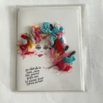  Cartes de souhait avec fibres recyclées # 26