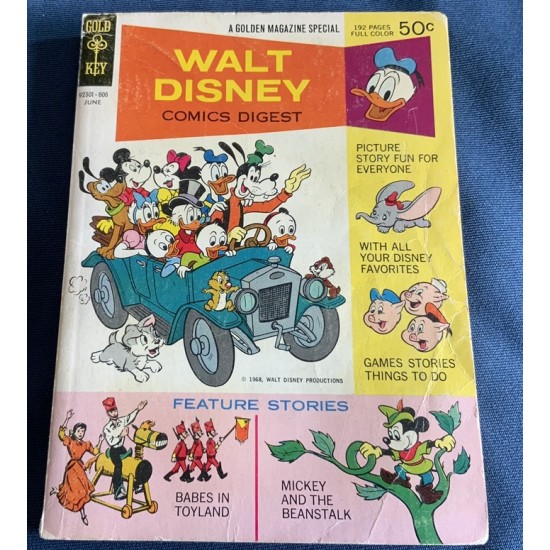 WALT DISNEY COMIC DIGEST #1 ( JUIN 1968) 