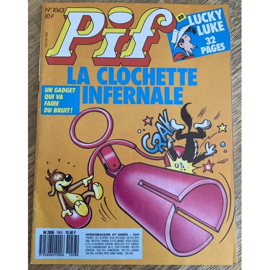 Pif - 4 série - No 1063 - La clochette infernale...