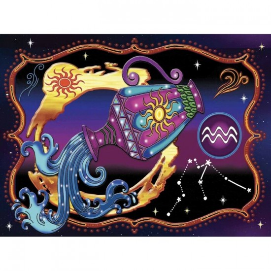 Broderie de diamants ronds VERSEAU par: ANIE...