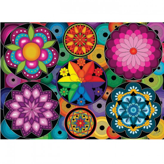 Casse-Tête 1000 morceaux FRÉNÉSIE DE COULEURS...