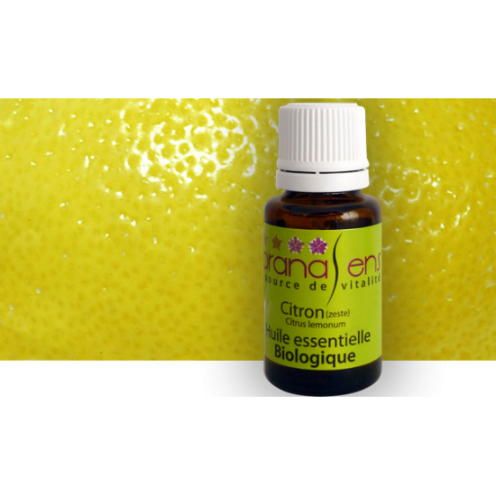 Huile essentielle citron zeste - Citrus limonum