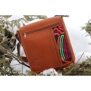 Awa - Sac cuir avec mola