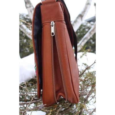 Awa - Sac cuir avec mola