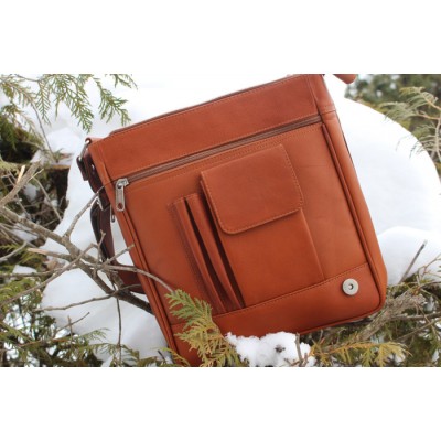 Awa - Sac cuir avec mola