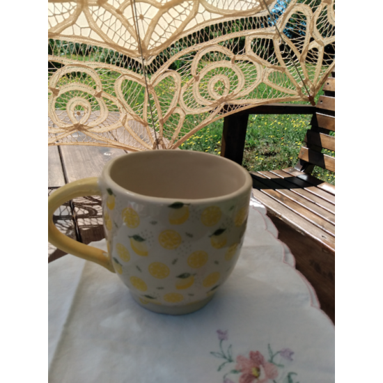 Tasse motif Citrons PRÉ-COMMANDE