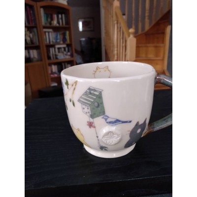 Tasse Chats et oiseaux