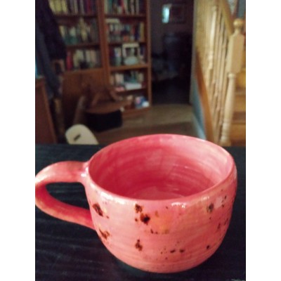 Tasse corail détails multicolores