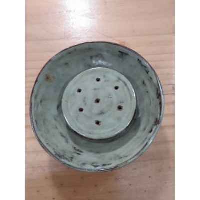 Porte-savons rond couleur iron