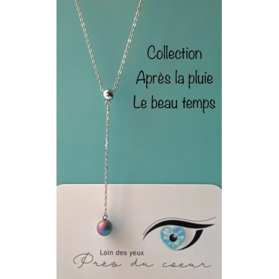 Collier après la pluie le beau temps