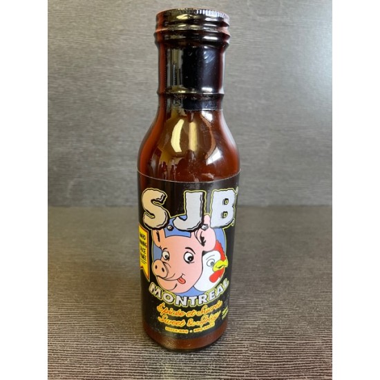 Sauce BBQ S.J.B Épicée et Sucrée, 350 ml
