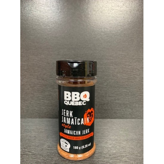 Épices Jerk Jamaicain BBQ Québec 180 g.