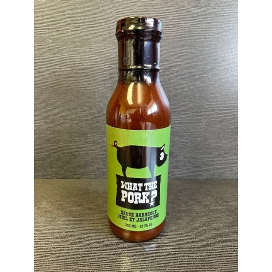 Sauce Barbecue Miel et Jalapenos (What the pork?) 350 ml