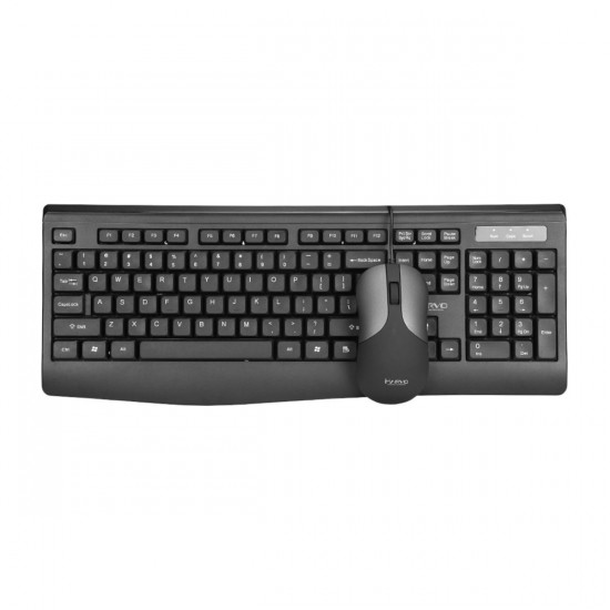 Marvo Office Clavier et Souris avec fil USB 3 boutons 3D DPI: 1200 souris 5 millions clics 104 Touches Anglais Noir