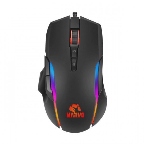 Marvo Pro Souris de Jeu Optique fil 8 Boutons...