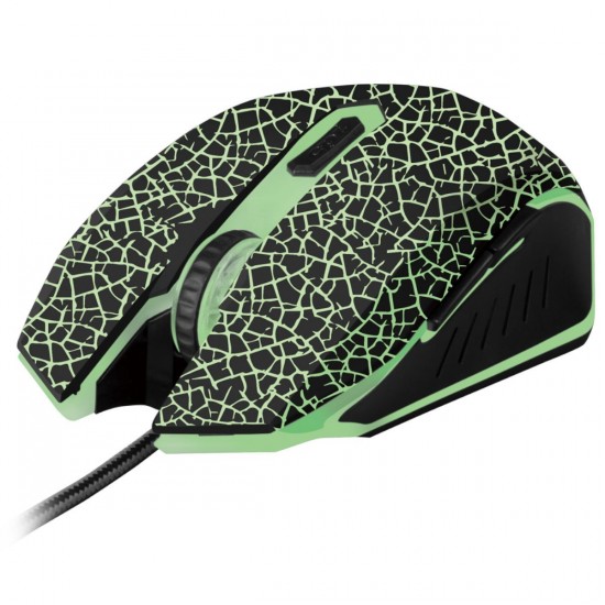 Xtrike Me Souris de Jeu Optique avec fil GM-205, 6 Boutons, Rétro-éclairage 7 couleurs, DPI 800/1000/1200/2400/3200