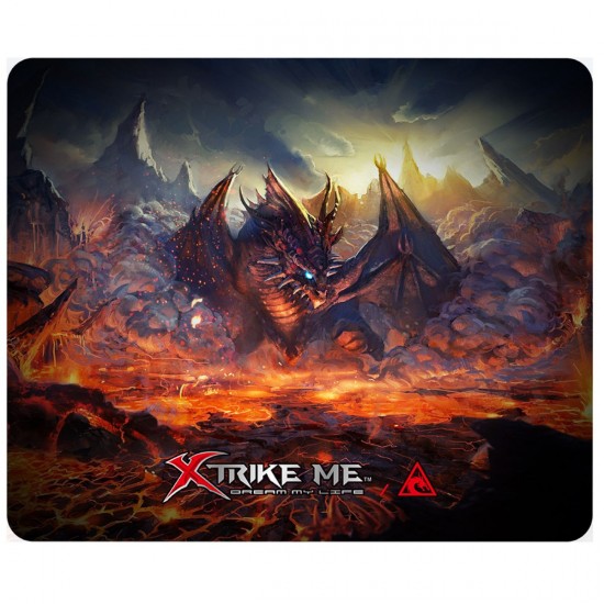 Xtrike Me Tapis de souris à surface sans friction et base anti-dérapante MP-002BK