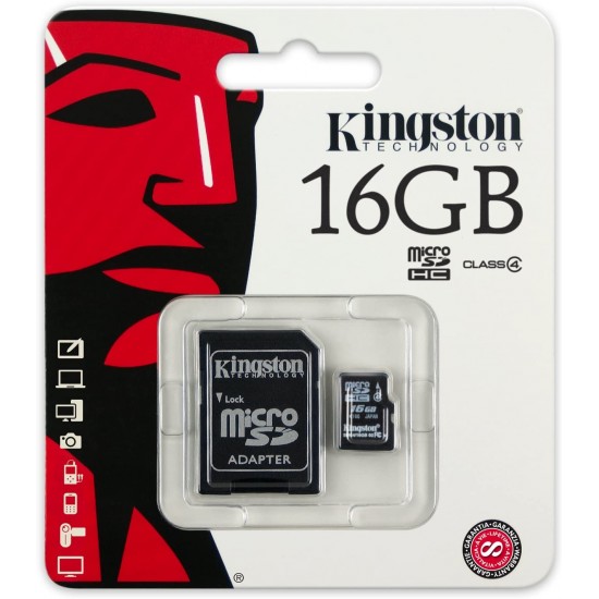 Carte Micro SD Kingston 16 Go