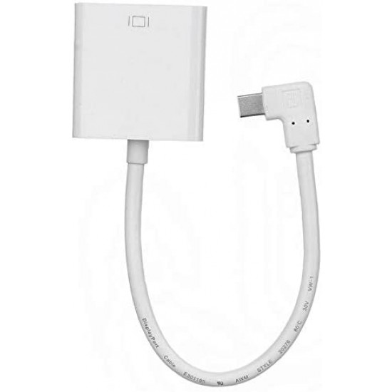 ADAPTATEUR MINI DISPLAYPORT MALE A FEMELLE 90 DEGRES