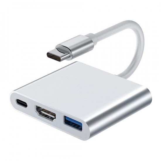 ADAPTATEUR MULTIPORT USB-C AVEC HDMI 4K ET PORT...