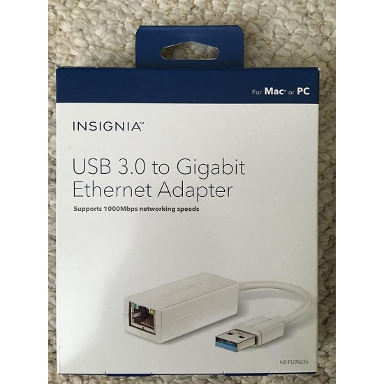 ADAPTATEUR USB 3.0 À ETHERNET RJ45 INSIGNIA