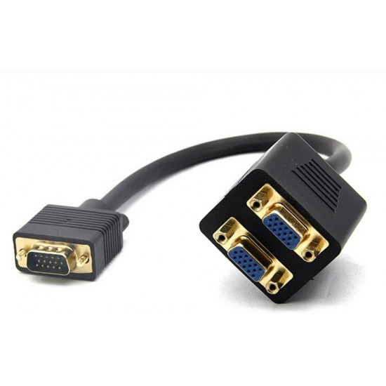 ADAPTATEUR VGA FEMELLE A 2 VGA FEMELLE