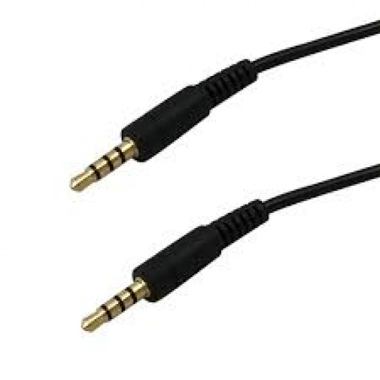 CABLE EXTENSION AUDIO 3.5mm 4C TRRS 28AWG FT4  6...