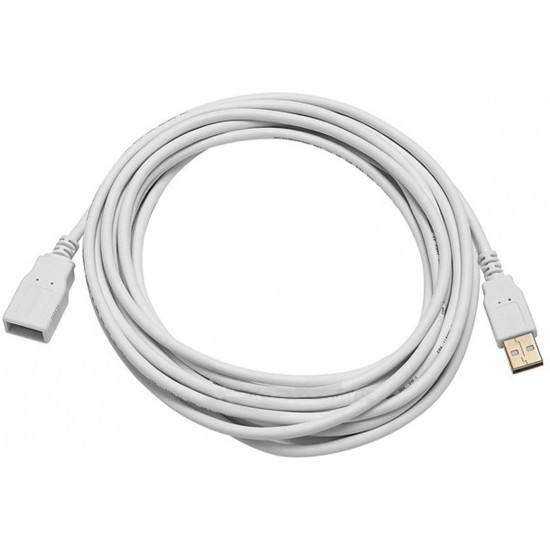 CABLE USB 2.0 A MALE A FEMELLE 15 PI