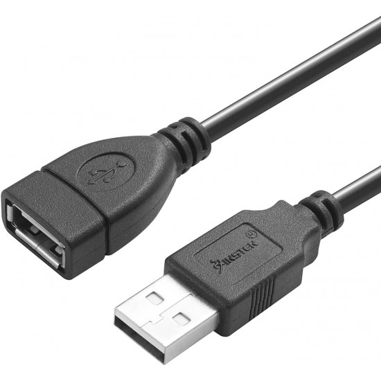CABLE USB 2.0 A MALE A FEMELLE 25PI
