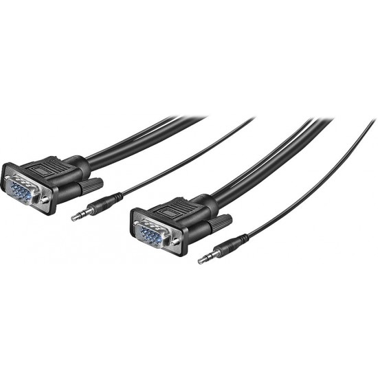 CABLE VGA AVEC FICHE AUDIO DE 3,5 MM 12 PI