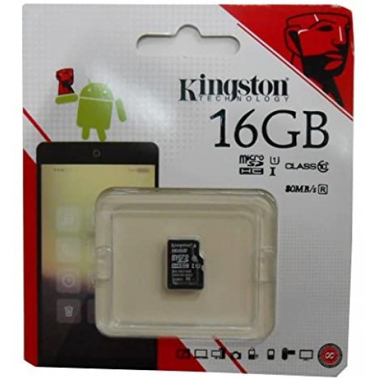 CARTE MICRO SD KINGSTON 16 GO CLASS 10.