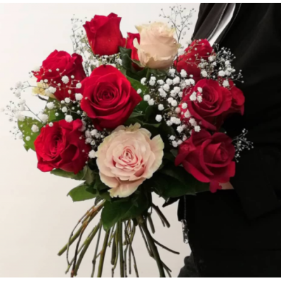 Bouquet de 12 roses