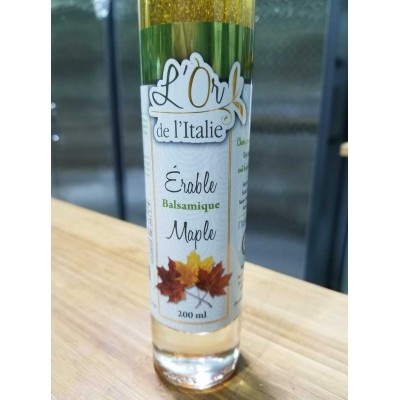 Vinaigre balsamique au sirop d'érable du Québec...