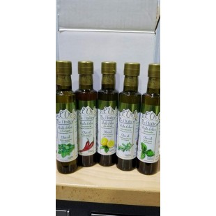 Huile d'olive extra vierge au basilic 250 ml