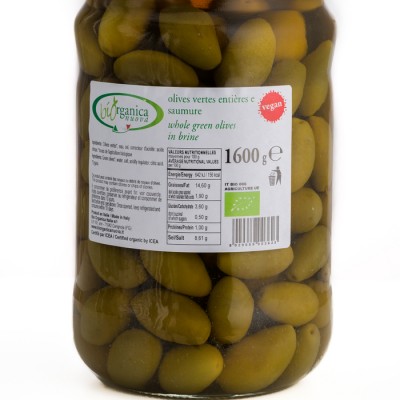 Olives Bio Cerignola 1200g/1200 ml