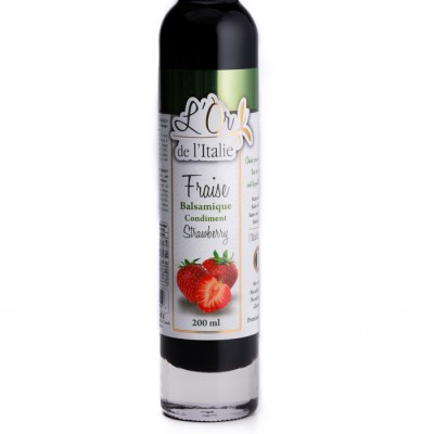 Vinaigre balsamique aux fraises 200 ml