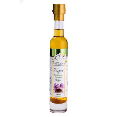 Vinaigre balsamique au safran 200 ml