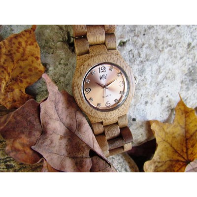 Montre en bois,  Modèle Rainbow