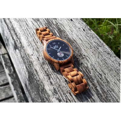 Montre en bois,  Modèle Wave