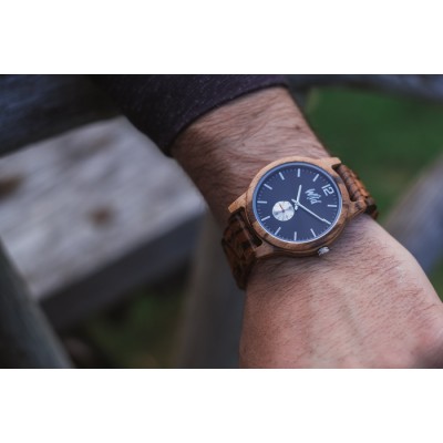 Montre en bois,  Modèle Wave