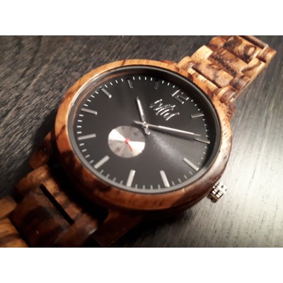 Montre en bois,  Modèle Wave