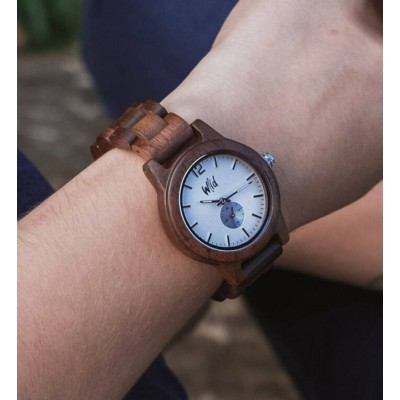 Montre en bois pour femme,  Modèle Wave