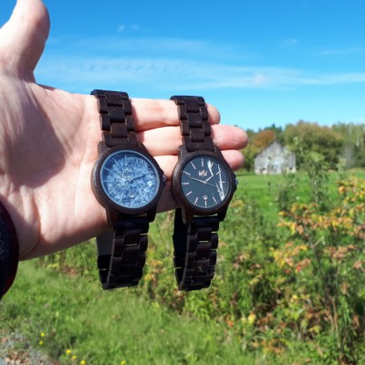 Montre en bois,  Modèle ROCK - RK40N