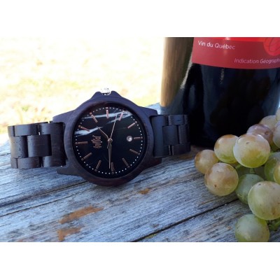 Montre en bois,  Modèle ROCK - RK40N