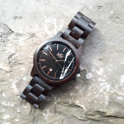 Montre en bois,  Modèle ROCK - RK40N