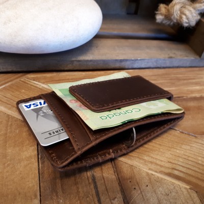 Portefeuille Minimaliste  en Cuir