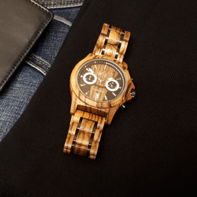 Montre en bois,  Modèle CLIFF - CS10